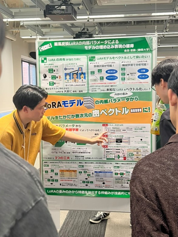 発表している様子 受賞